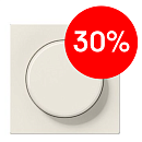 Накладка светорегулятора поворотного (слоновая кость) ECO Profi JUNG Накладка светорегулятора поворотного (слоновая кость) ECO Profi JUNG