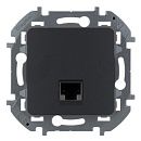 Розетка RJ45 категория 5 UTP (антрацит) INSPIRIA Legrand/Daccord (673828)  Розетка RJ45 категория 5 UTP (антрацит) INSPIRIA Legrand/Daccord (673828)
