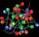 Гирлянда светодиодная Ежики 40L 4м 220в мультиколор