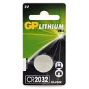 Батарейка литиевая дисковая GP Lithium CR2032-2C5 3В (4891199001147)