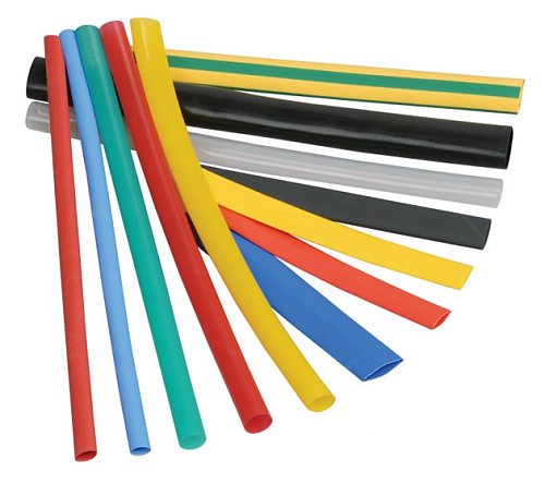 Трубка термоусадочная с клеевым слоем SBRS-(3X)G D:4.8/1.6 (зелёная) (1м) Woer