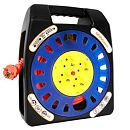 Удлинитель на катушке У16-012 4 гнезда 40м ПВС 3х1.5 с/з 3500Вт 16А закрытый корпус чемодан UNIVersal