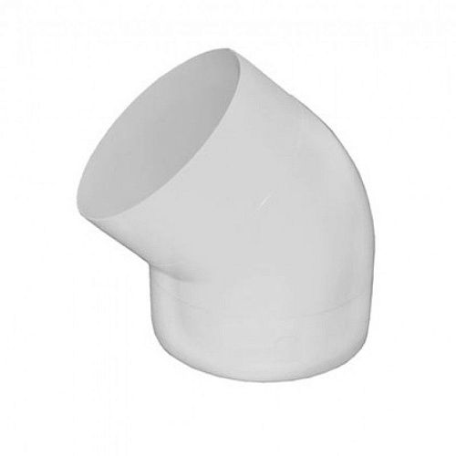 Колено круглое пластик 45° ø100мм (10ККП 45°.) ERA