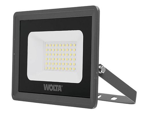 Прожектор светодиодный WFL-50W/06 50Вт 5700К 4500Лм IP65 Wolta серый