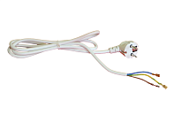 Шнур с вилкой ПВС-ВП 3х1.5 5.0м (белый) Шнур с вилкой ПВС-ВП 3х1.5 5.0м (белый)