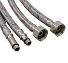 Подводка для смесителя (пара) 40см 1/2хМ10 (нержавеющая сталь) TР-сантехника (26592/01.015-40***)