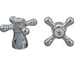 Маховик для смесителя Крест металл  8*20 (пара) MELODIA MKP20803WC