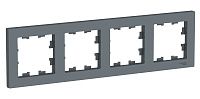 Рамка 4 поста универсальная (грифель) ATLASDESIGN SE Рамка 4 поста универсальная (грифель) ATLASDESIGN SE
