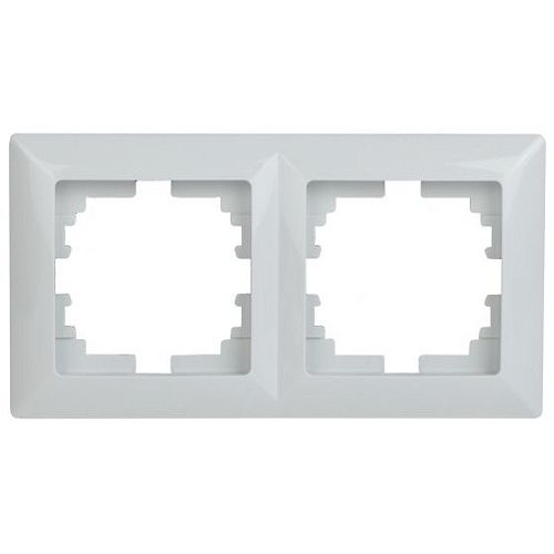 Рамка 2 поста (белый) Intro Solo ЭРА (4-502-01)