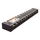 Блок зажимов контактный винтовой 12 пар 15А ТВ-1512L TDM Блок зажимов контактный винтовой 12 пар 15А ТВ-1512L TDM