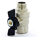 Кран шаровой 1/2 ВР/НР усиленного типа (ручка бабочка) 307 серия Bugatti Кран шаровой 1/2 ВР/НР усиленного типа (ручка бабочка) 307 серия Bugatti