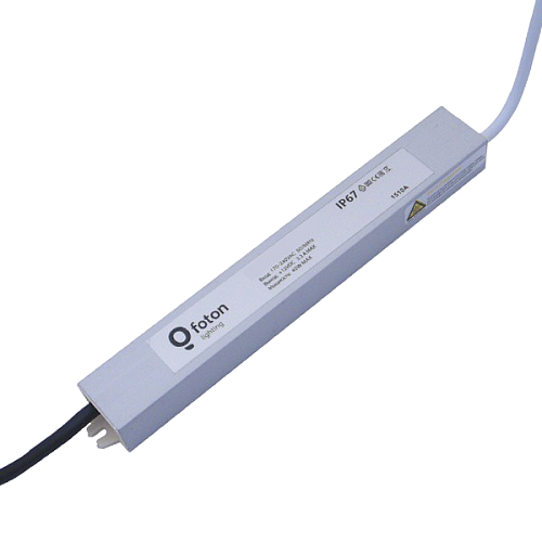 Блок питания для светодиодных лент 30Вт 12В 220x30x20мм IP67 FOTON LIGHTING