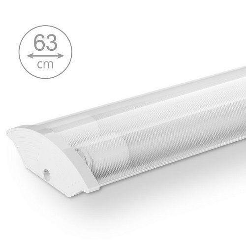 Светильник под светодиодную лампу прозрачный WT8260-02 10Вт 632х118х40мм IP20 (без ламп) Wolta