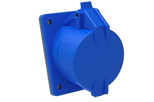 Розетка ССИ-423 32А-6ч/200-250В 2Р+РЕ IP44 встраиваемая MAGNUM ИЭК