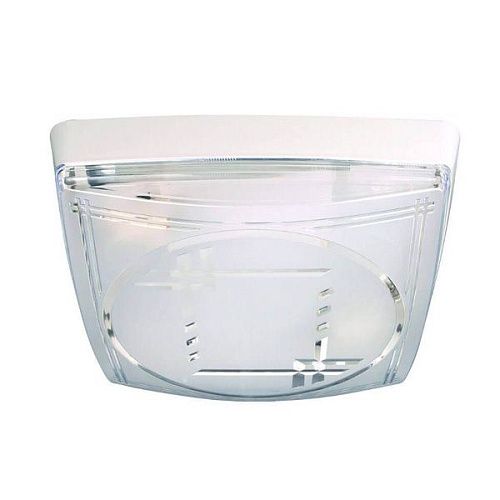 Светильник накал настенно-потолочный МОДЕРН 50Вт Е27 323x323x89мм IP20 с 2м патроном Horoz квад.бел. (400-001-103)