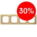 Рамка 4 поста (бук) DELTA NATURE Siemens (5TG1684) УЦЕНКА Рамка 4 поста (бук) DELTA NATURE Siemens (5TG1684) УЦЕНКА