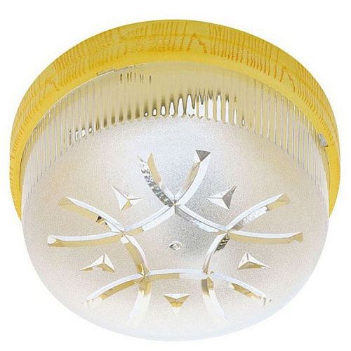 Светильник настенно-потолочный ГЛОП ФАВОРИ 26Вт Е27 230х91мм IP20 Horoz бук (400-222-100)