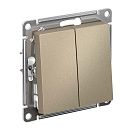Выключатель 2кл схема 5 10АХ (шампань) ATLASDESIGN SE
