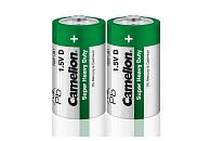 Батарейка солевая Camelion R20 SR-2 (R20P-SP2G. 1.5В)