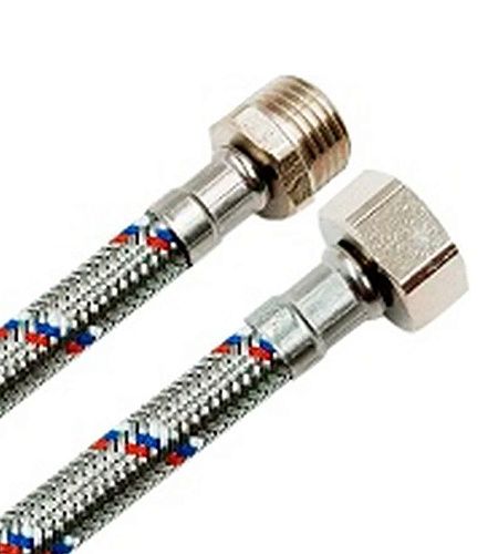 Подводка для воды 1/2"   80 см в/н (нерж. сталь) Ростерм