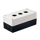 Корпус КП103 для кнопок 3 места белый ИЭК