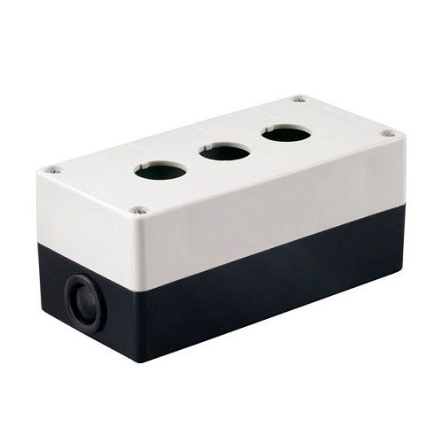 Корпус КП103 для кнопок 3 места белый ИЭК