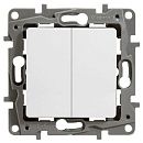 Выключатель 2кл (белый) Etika Legrand/Daccord/ИЭК (672202) Выключатель 2кл (белый) Etika Legrand/Daccord/ИЭК (672202)