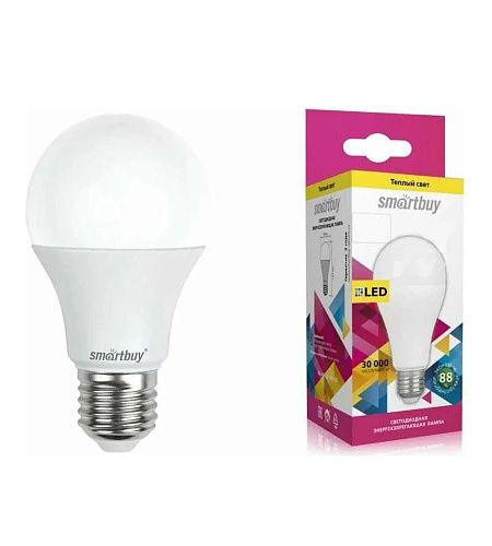 Лампа светодиодная 25Вт Е27 3000К 220V 2000Лм (65х133) А65 Smartbuy