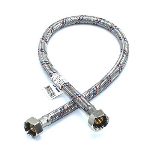 Подводка для воды 1/2" 40см в/в (нержавеющая сталь) TР-сантехника (26555/01.00-40)