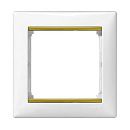 Рамка 1 пост (белый/желтый опал) Valena Classic Legrand (774481) Рамка 1 пост (белый/желтый опал) Valena Classic Legrand (774481)