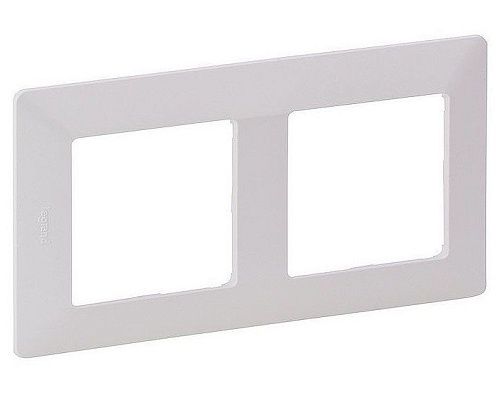 Рамка 2 поста (белая) Valena Life Legrand (754002)