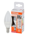 Лампа светодиодная свеча LS CLA 75 7W 840 230V FR E14 600 d37х100 матовая OSRAM Лампа светодиодная свеча LS CLA 75 7W 840 230V FR E14 600 d37х100 матовая OSRAM