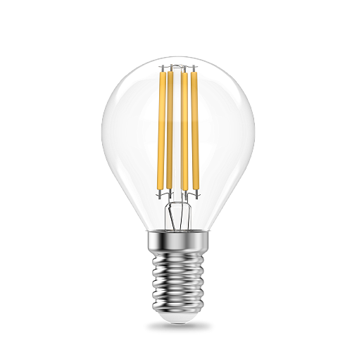 Лампа светодиодная шар 12Вт 4100К 750Лм Е14 Filament GAUSS Elementary