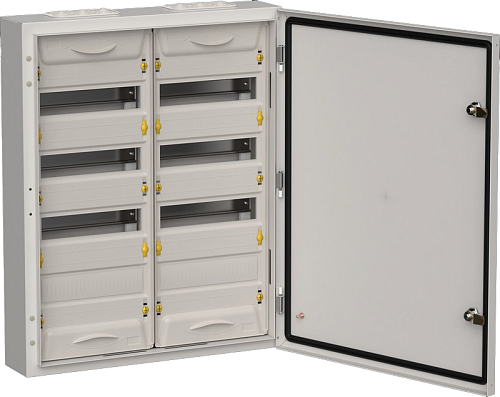 Щит распределительный ЩРн-96 (2х48) 4ряда 710х570х140мм IP54 серый TITAN 5 ИЭК