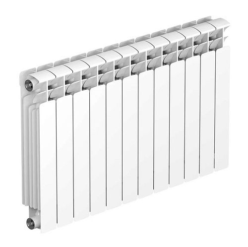 Радиатор биметаллический 12 секций боковое подключение BASE 500 RIFAR
