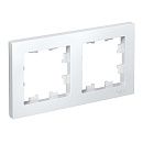 Рамка 2 поста универсальная (белый) ATLASDESIGN SE