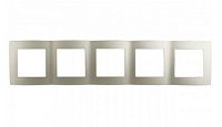 Рамка 5 постов (перламутр) Эра12 ЭРА (12-5005-15)