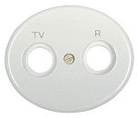 NIE 5550 BL Накладка TV/R розетки (белый) Tacto АВВ NIE 5550 BL Накладка TV/R розетки (белый) Tacto АВВ