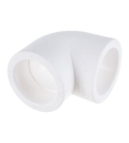 Уголок PP-R 90° РОСТерм профи 40 мм белый