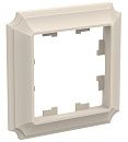 Рамка 1 пост (бежевый) ATLASDESIGN ANTIQUE SE