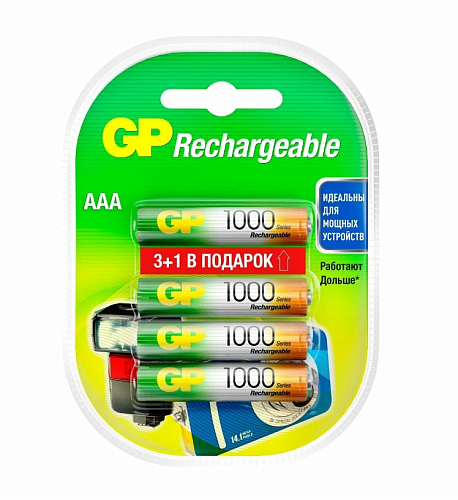 Ак-р GP 100AAAHC3/1-2CR4 емкость 930 мАч  (4891199134708)