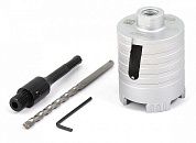 Коронка алмаз. в сборе по бетону 72мм сухое сверл. Армир./слабо арм. бет. Laser 5 Teeth Hilberg