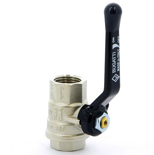 Кран шаровой 1/2 ВР/ВР (рычаг алюминий) Bugatti Oregon