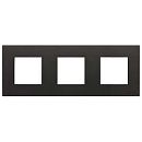 Рамка 3 поста N2273 AN (антрацит) Zenit ABB