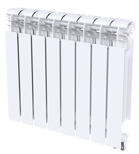 Радиатор биметаллический Oasis Pro N-500/100/ 8 нижнее подключение  (1352 Вт)