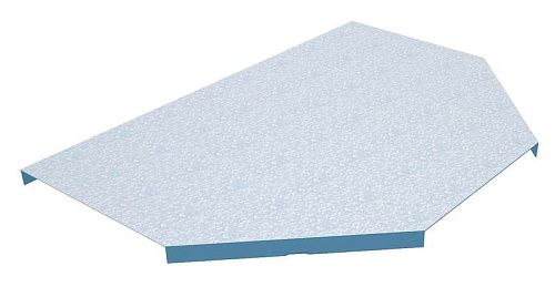 Крышка Т-отвода 150мм KTD150 КМ-Профиль