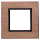 ЭРА Рамка на 1 пост металл (медь+антр) (Elegance) 14-5201-14