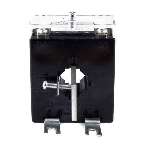 Трансформатор тока Т 0.66 300/5 пластиковый корпус с крышкой съемная шина 30мм