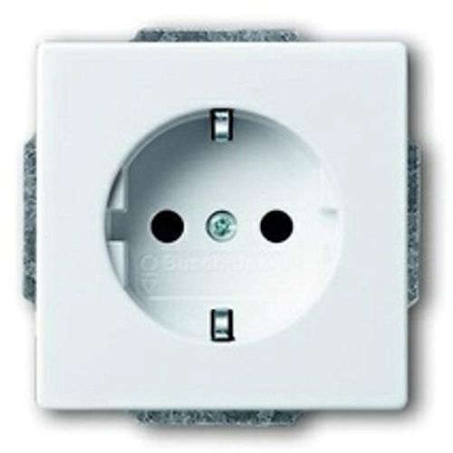 BJE 20 EUC-84-500 Розетка SCHUKO Solo/Future davos (белый) АВВ (2011-0-6207)