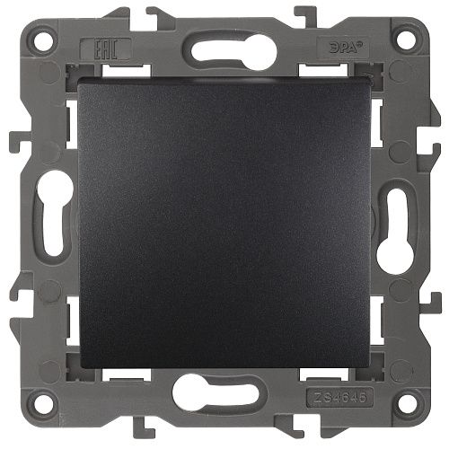 Выключатель 1кл 10АХ (антрацит) Elegance ЭРА 14-1101-05